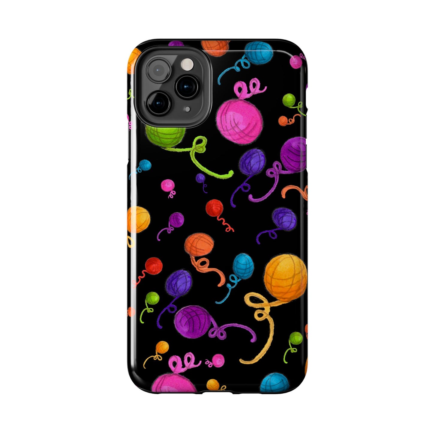 Yarniverse Black Phone Case