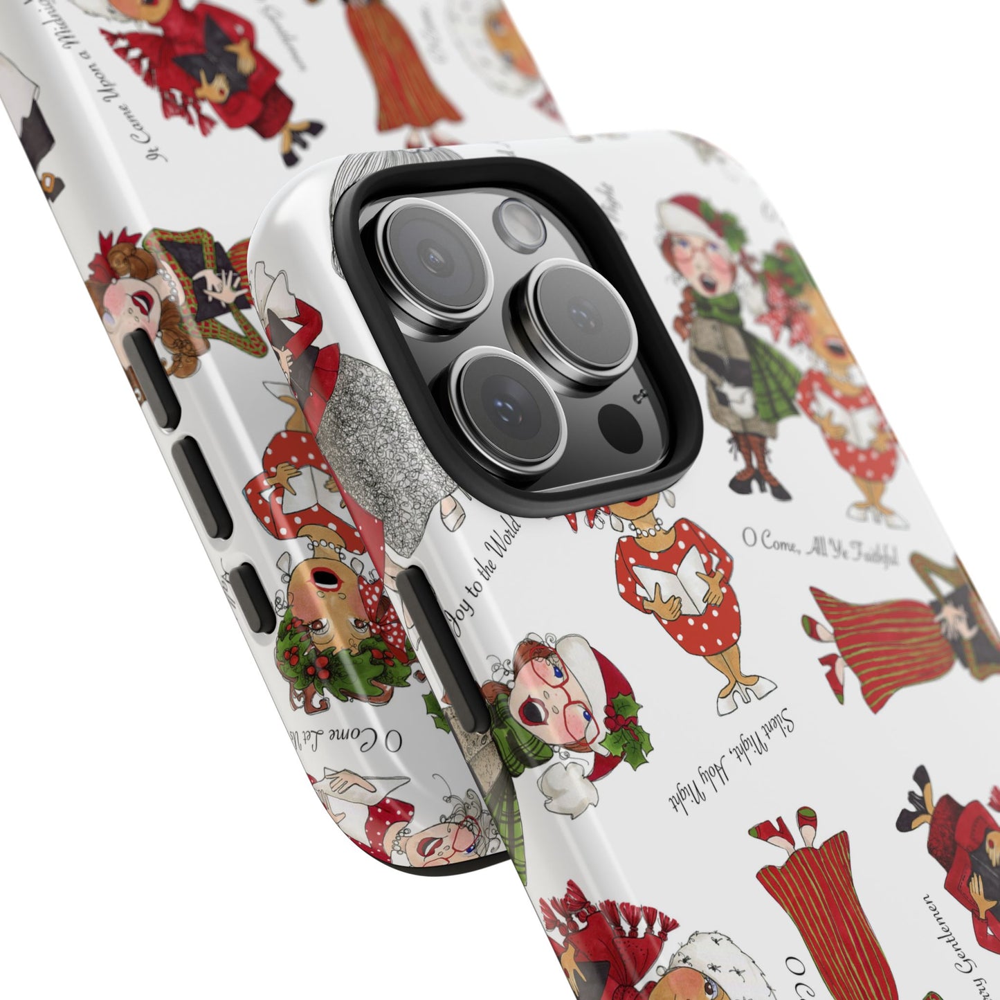 Tossed Carolers Phone Case