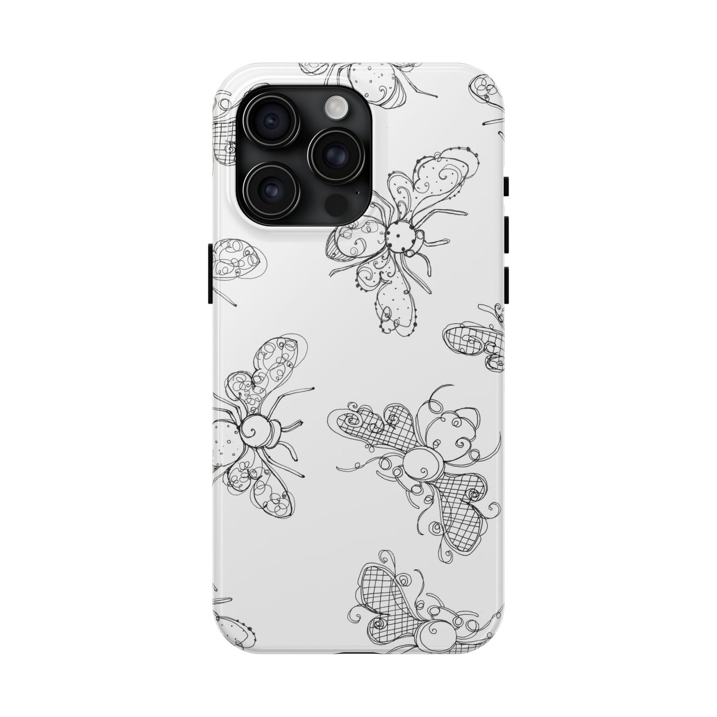 Busy Bees White Phone Case