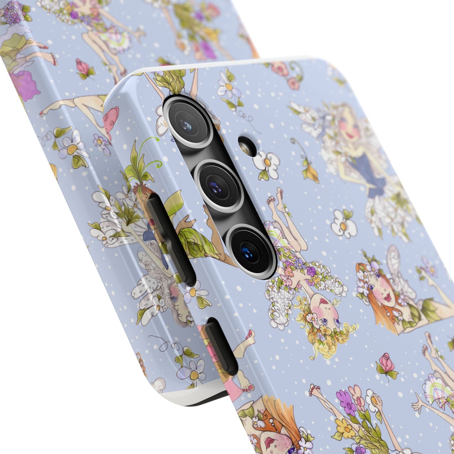 Tossed Fairies Blue Phone Case