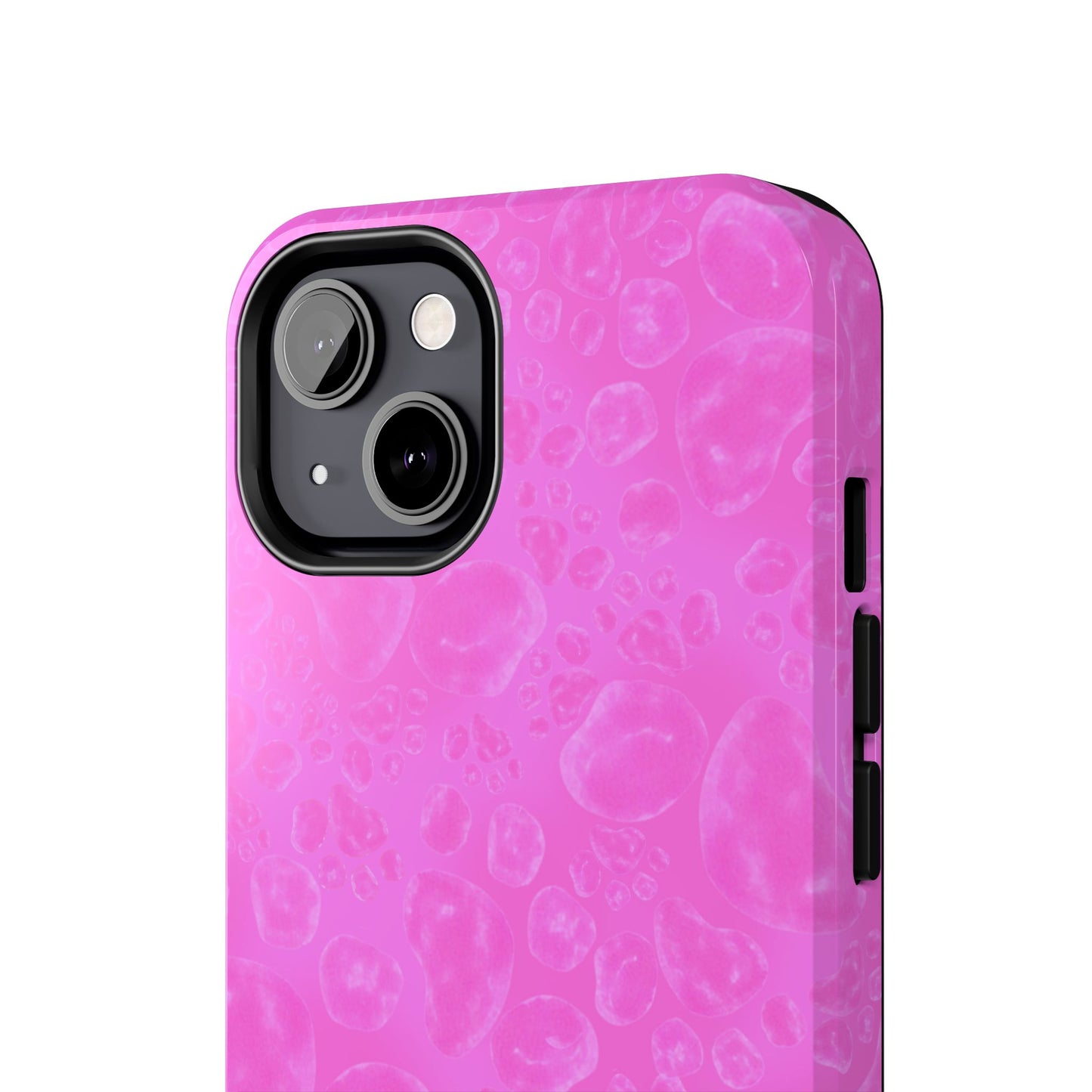 Paw Dots Cerise Phone Case