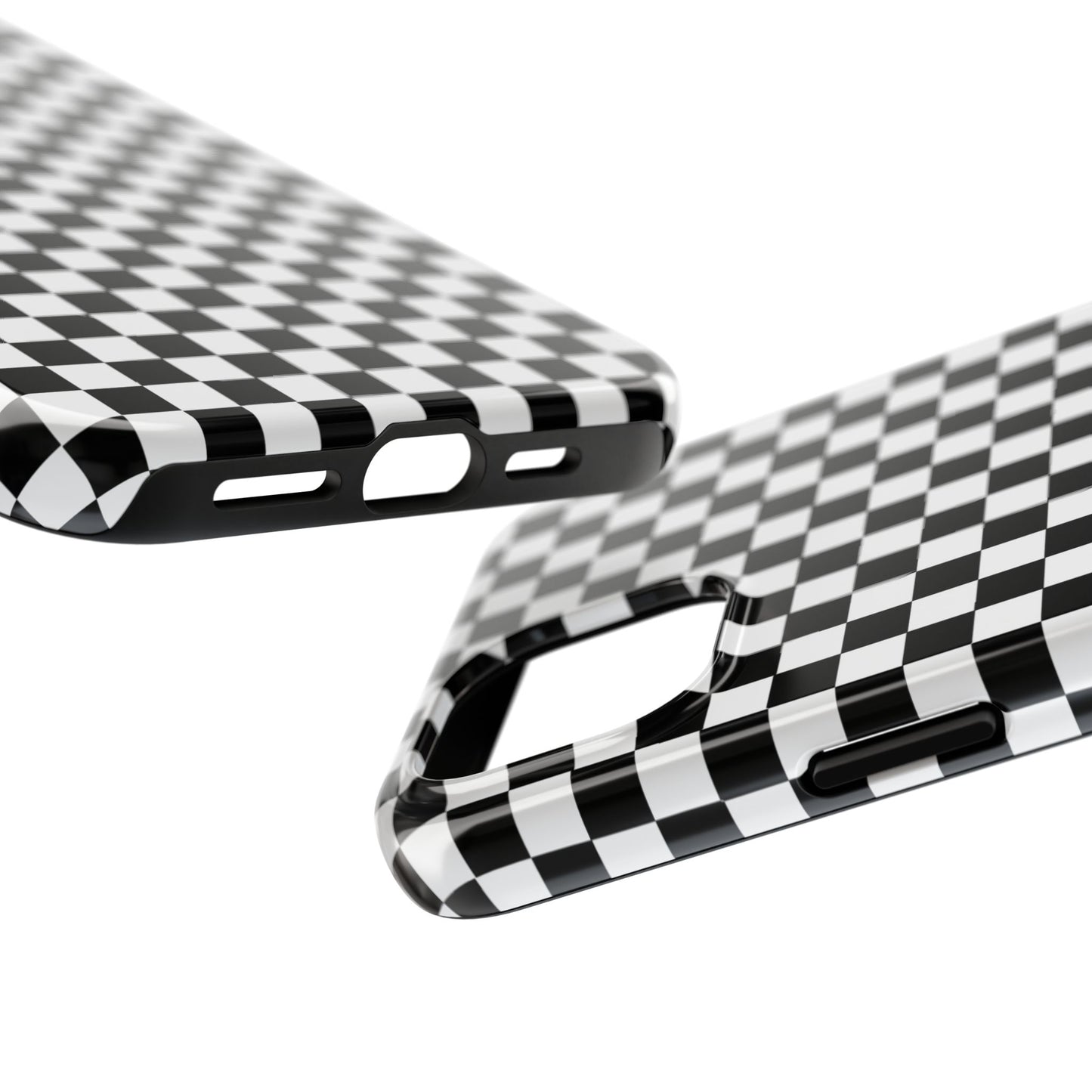 Checkerboard Black / White Phone Case