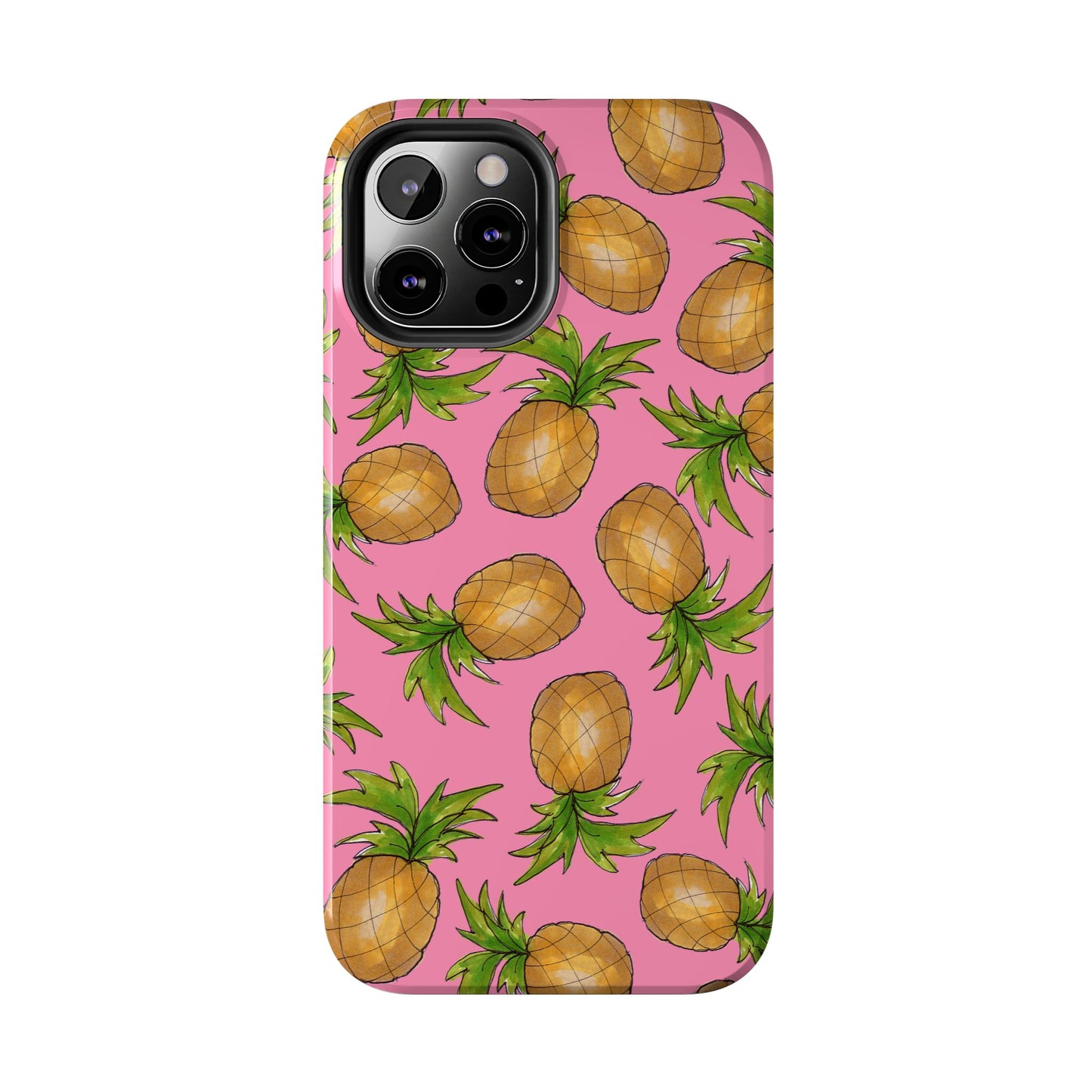 Pineapple Toss Pink Phone Case