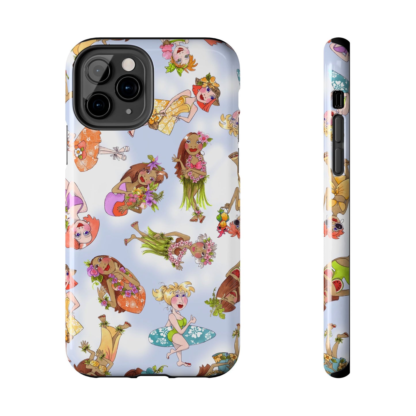 Island Toss Blue Sky Phone Case