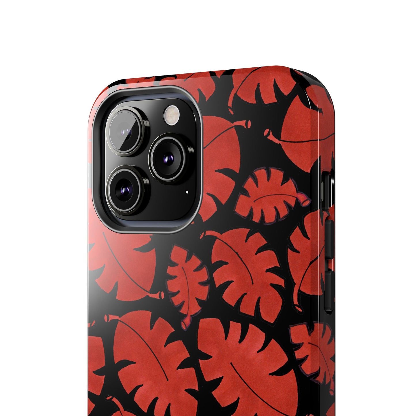 Red Bananas Black Phone Case