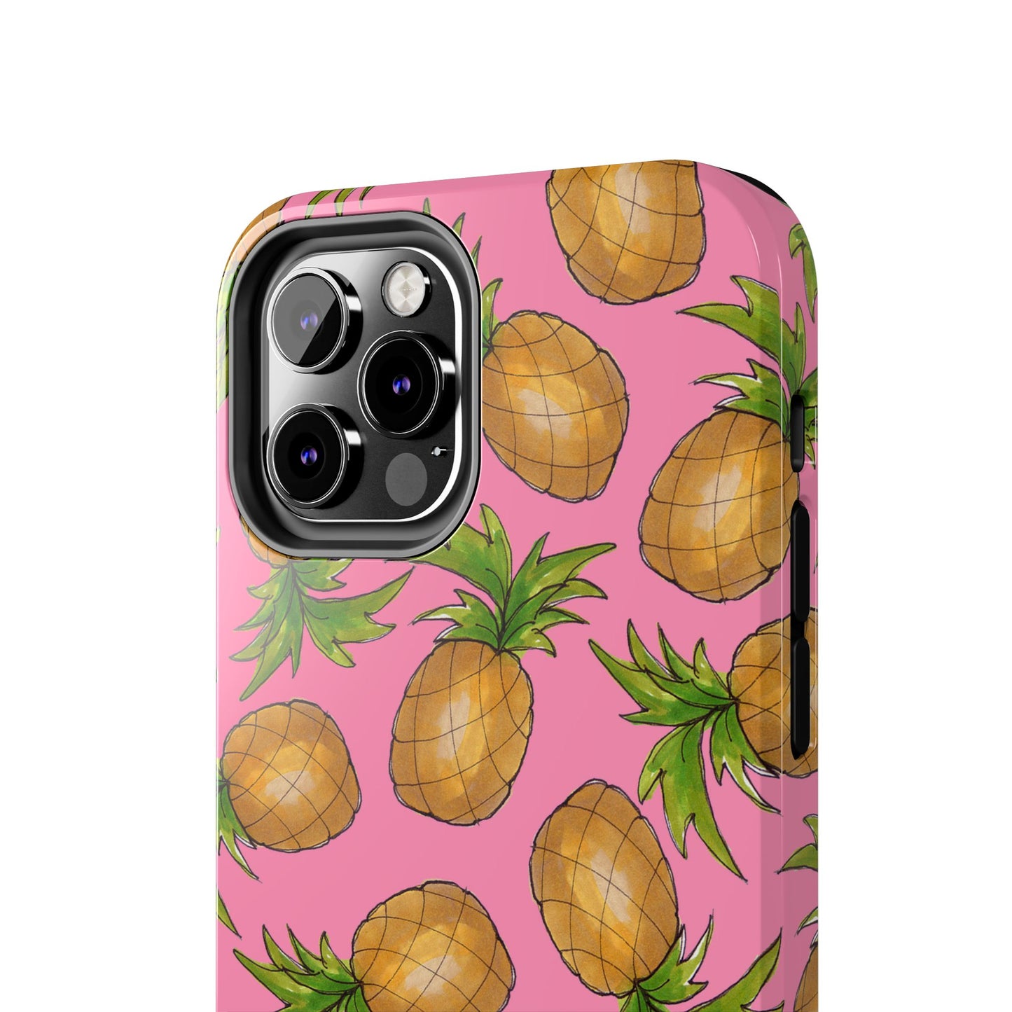 Pineapple Toss Pink Phone Case