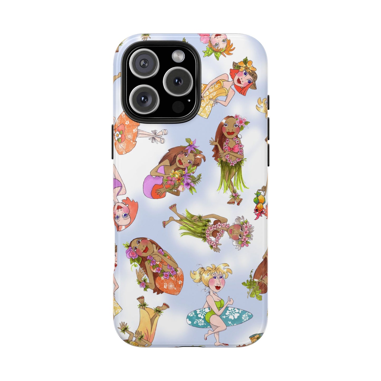Island Toss Blue Sky Phone Case