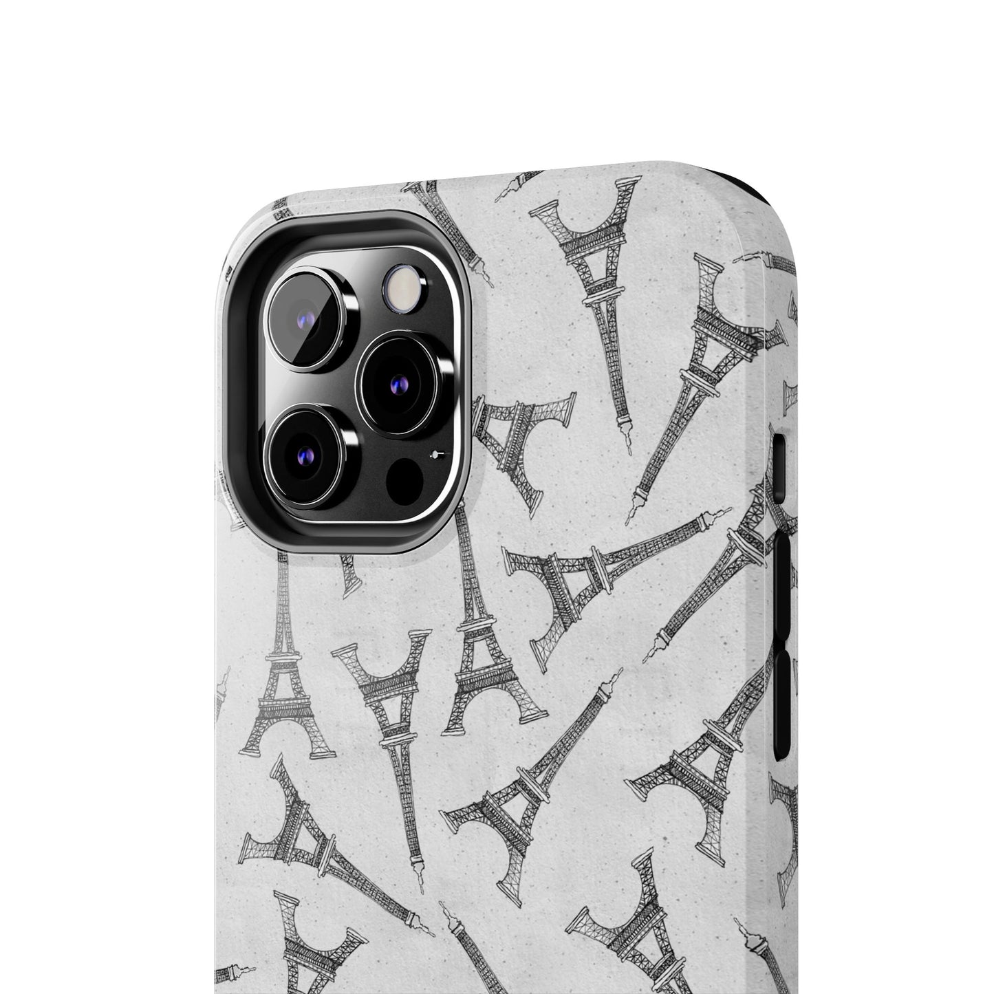 Eifelesque Silver Phone Case