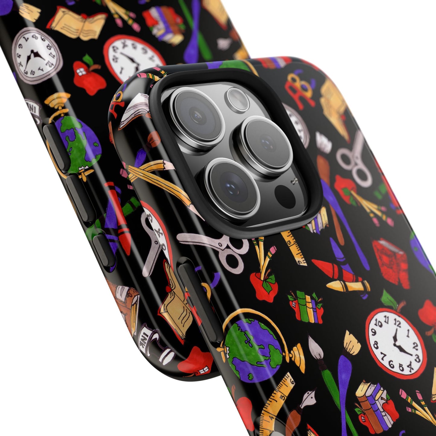 School Stuff Black Phone Case