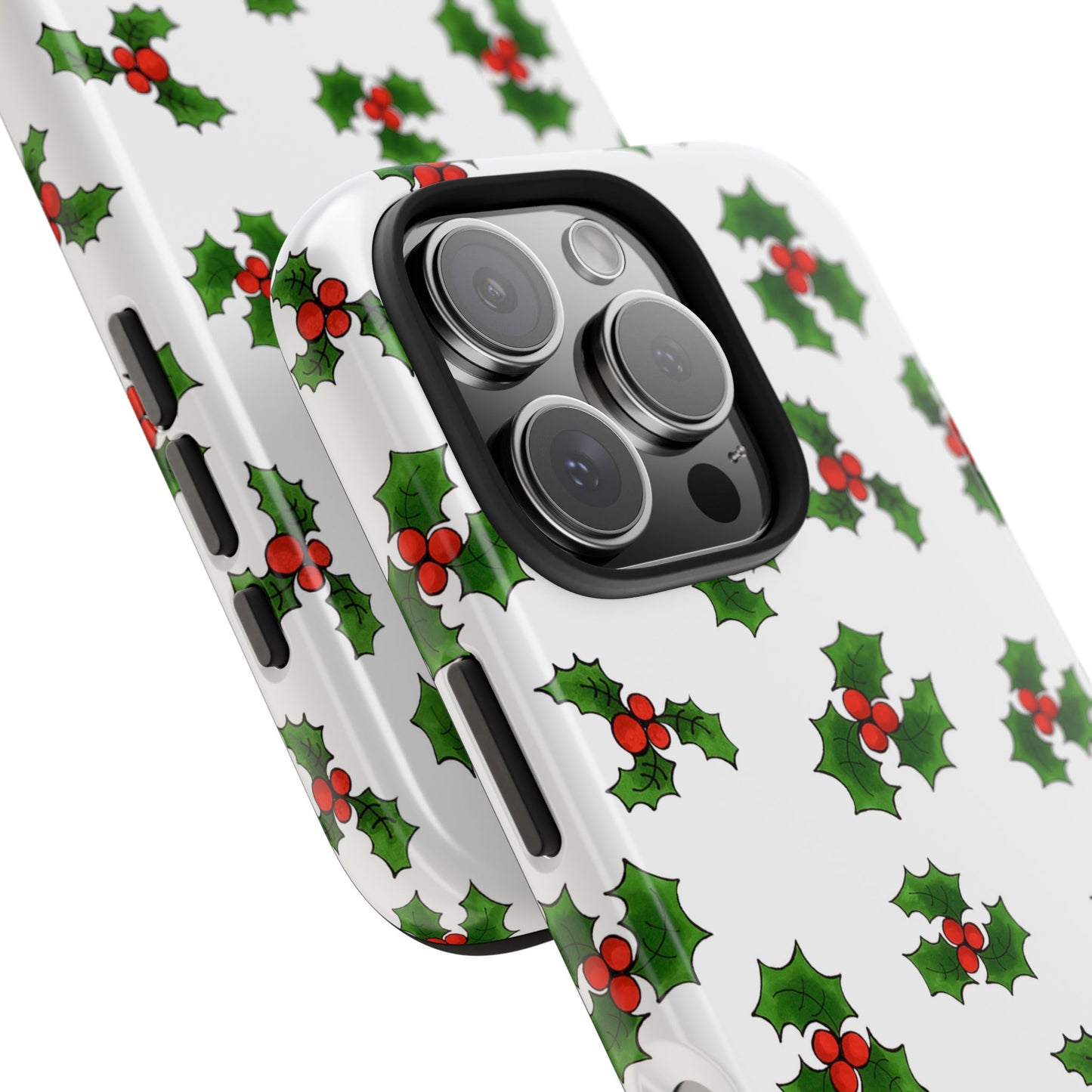 Lotsa Holly White Phone Case