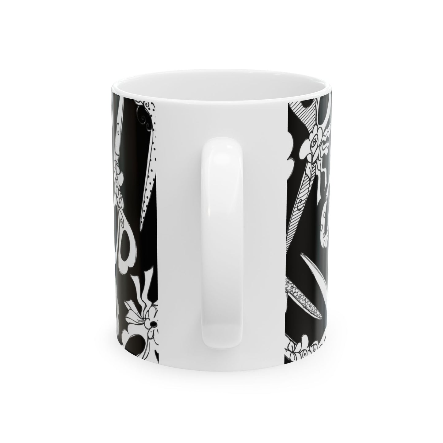 Scissor Blizzard Black / White Cup