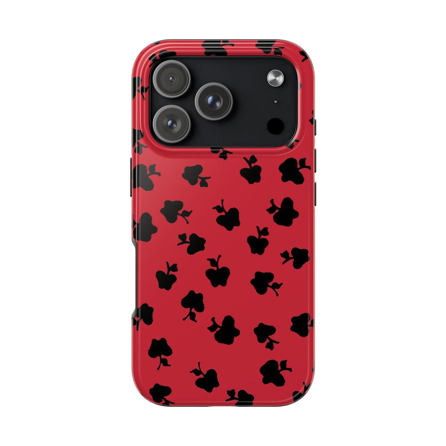 Happy Apples Red / Black Phone Case