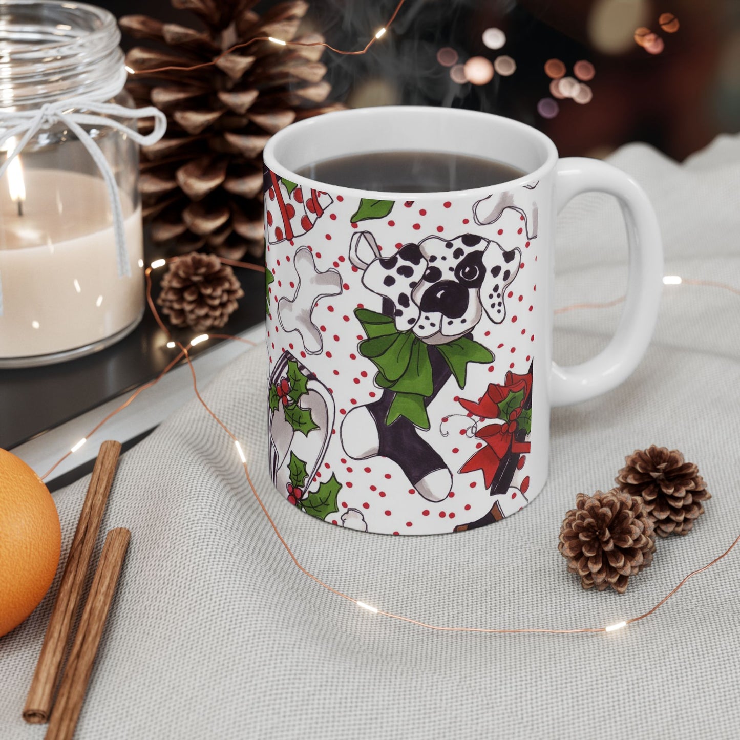 Holiday Fun White / Red Cup