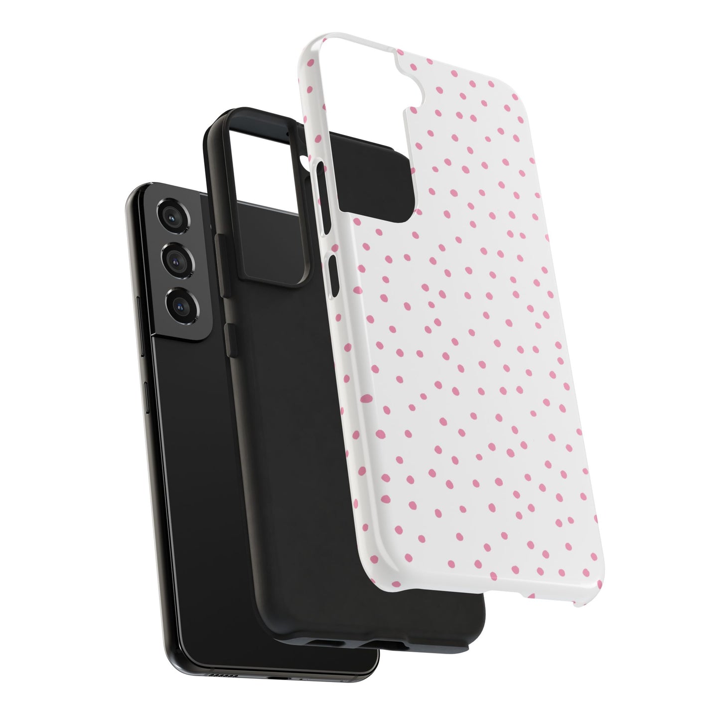 Dinky Dots White / Pink Phone Case