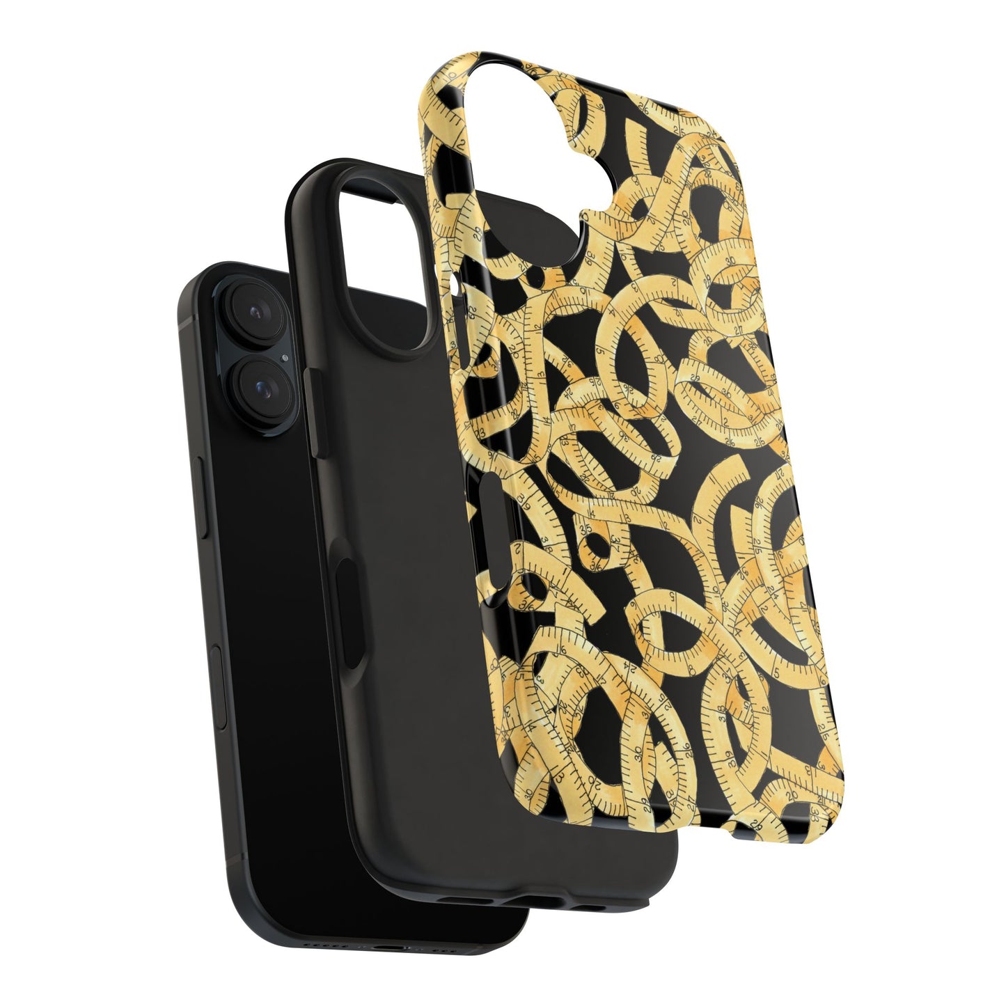 Tape Tangle Black Phone Case