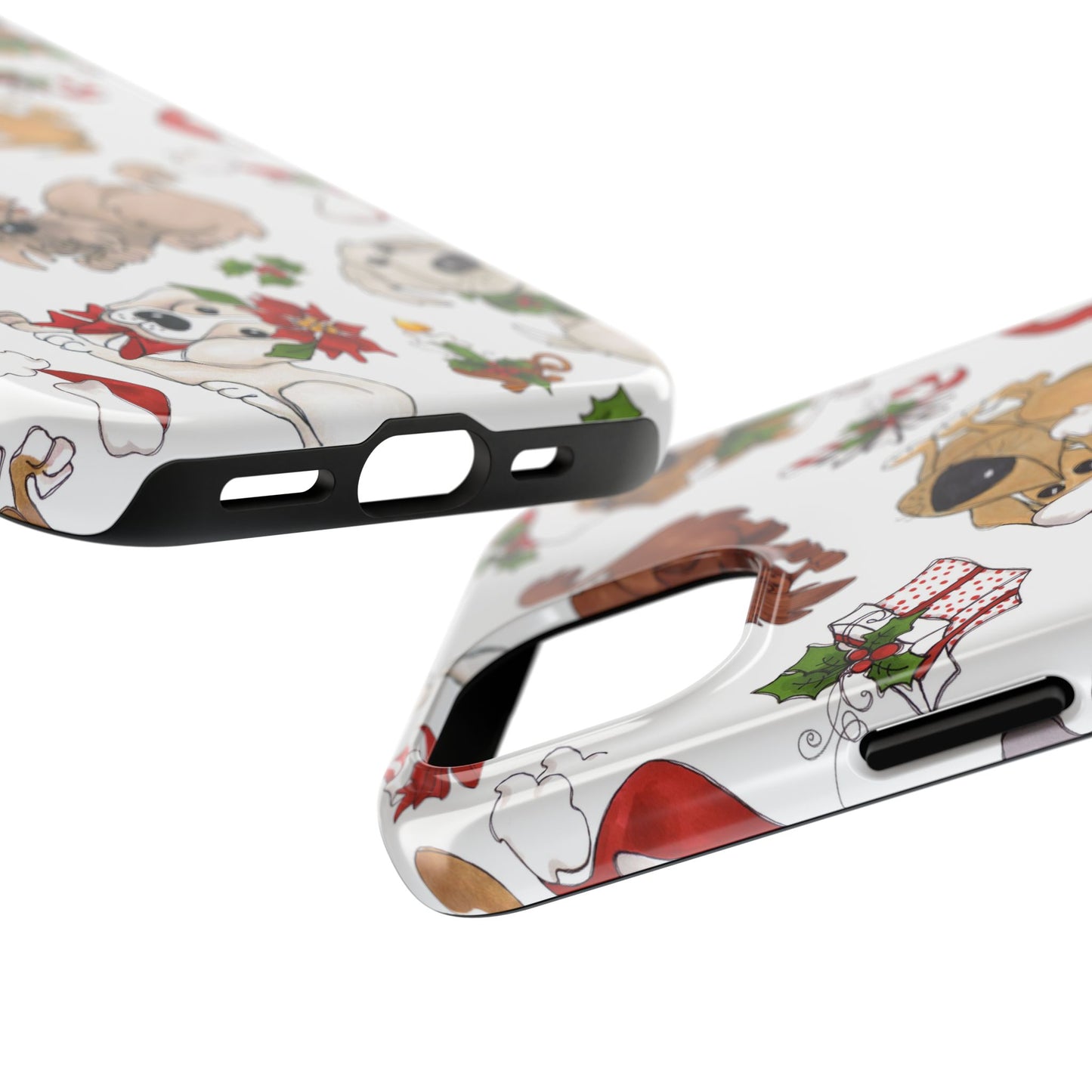 Doggie Toss White Phone Case