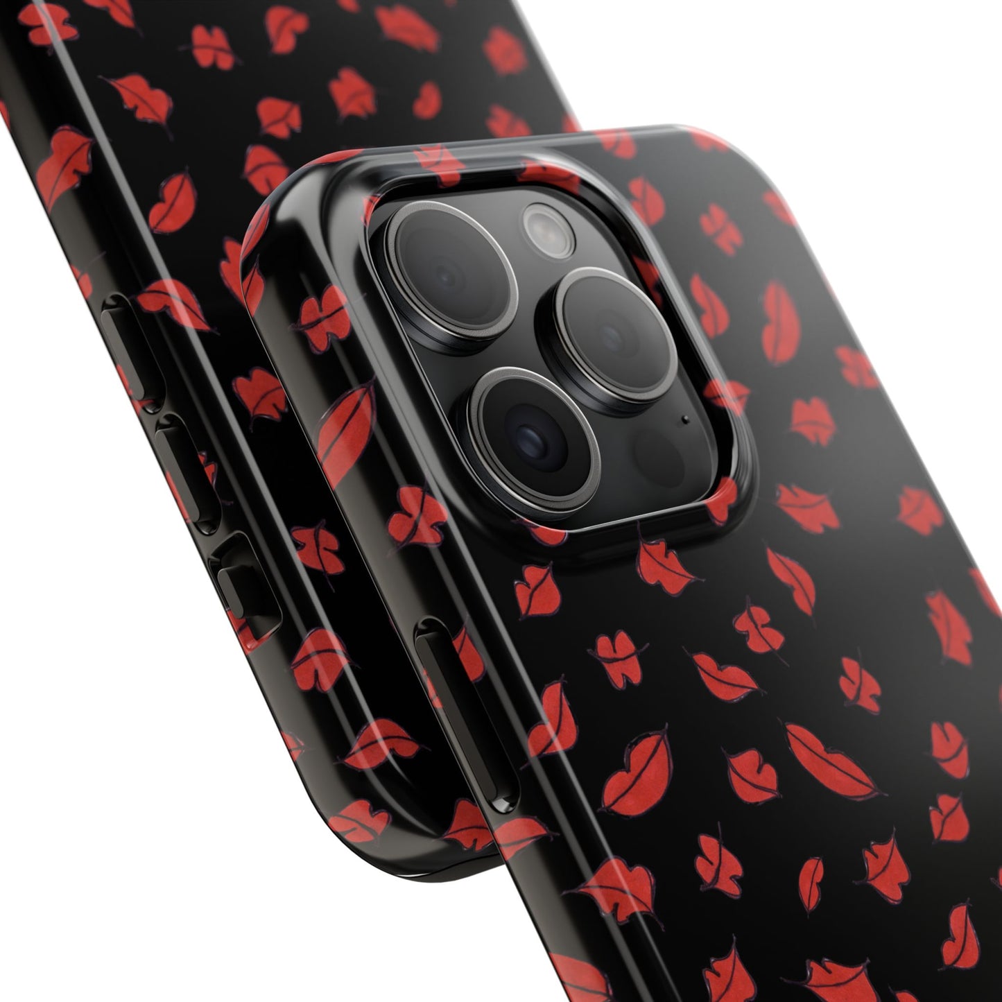 Autumn Lips Black Phone Case
