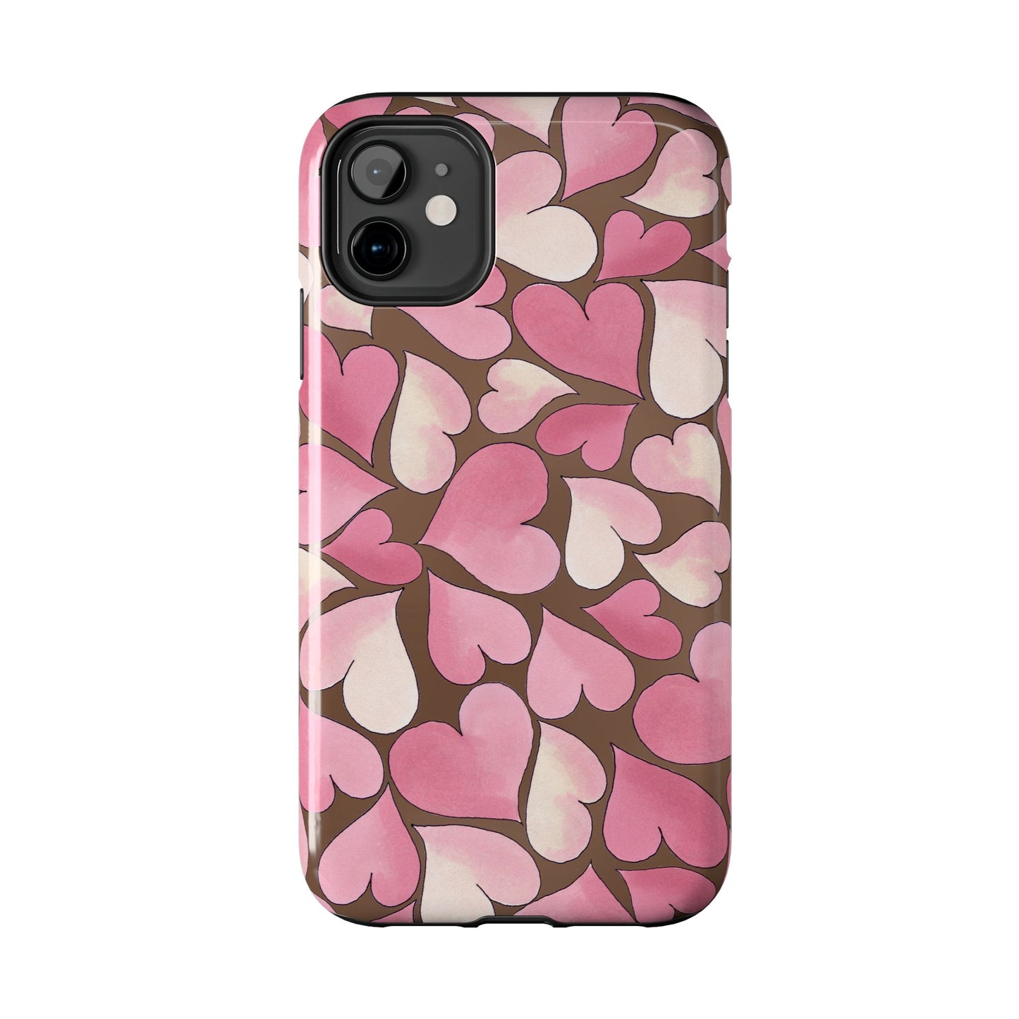 Hearts Chocolate Phone Case