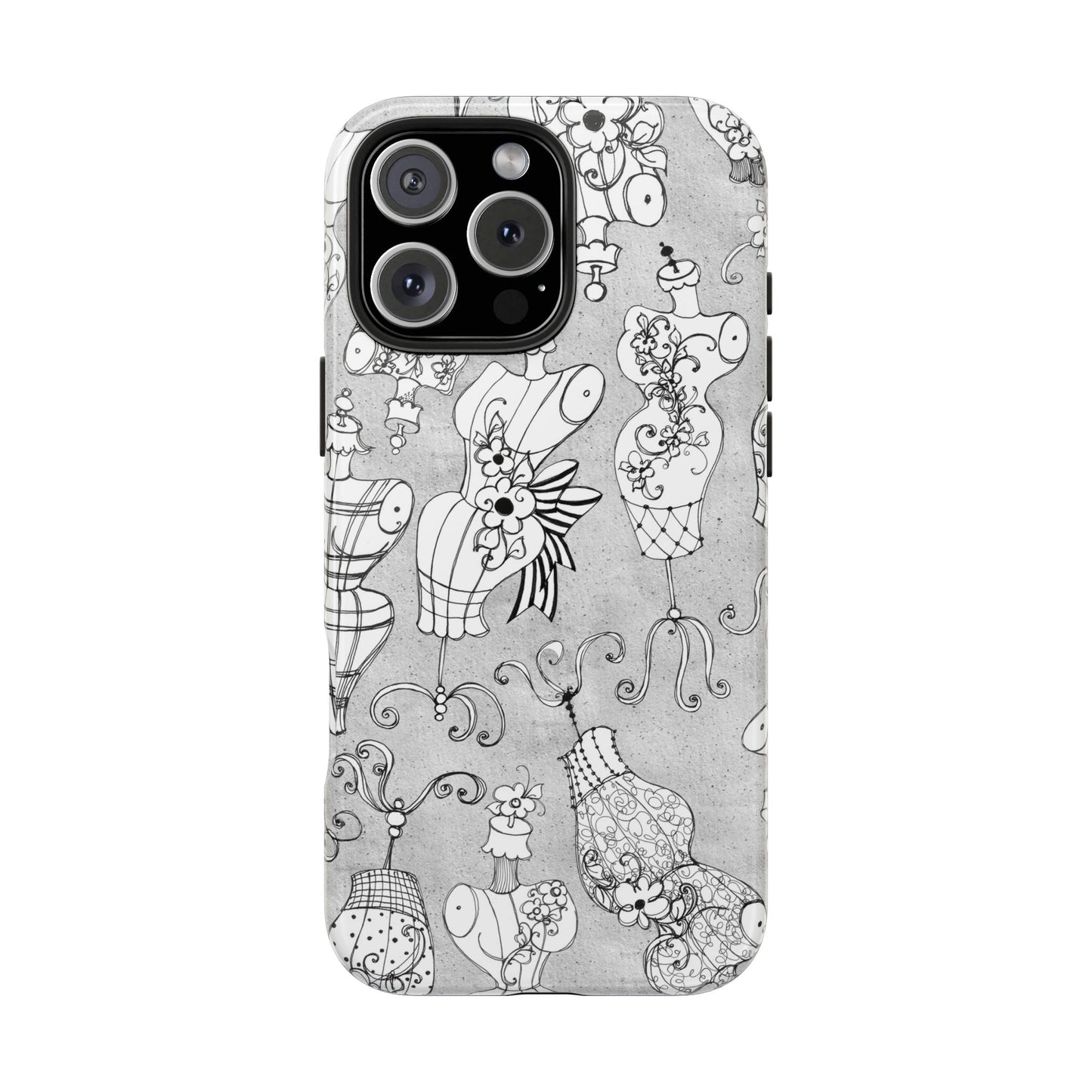 Mannequineque Silver Phone Case
