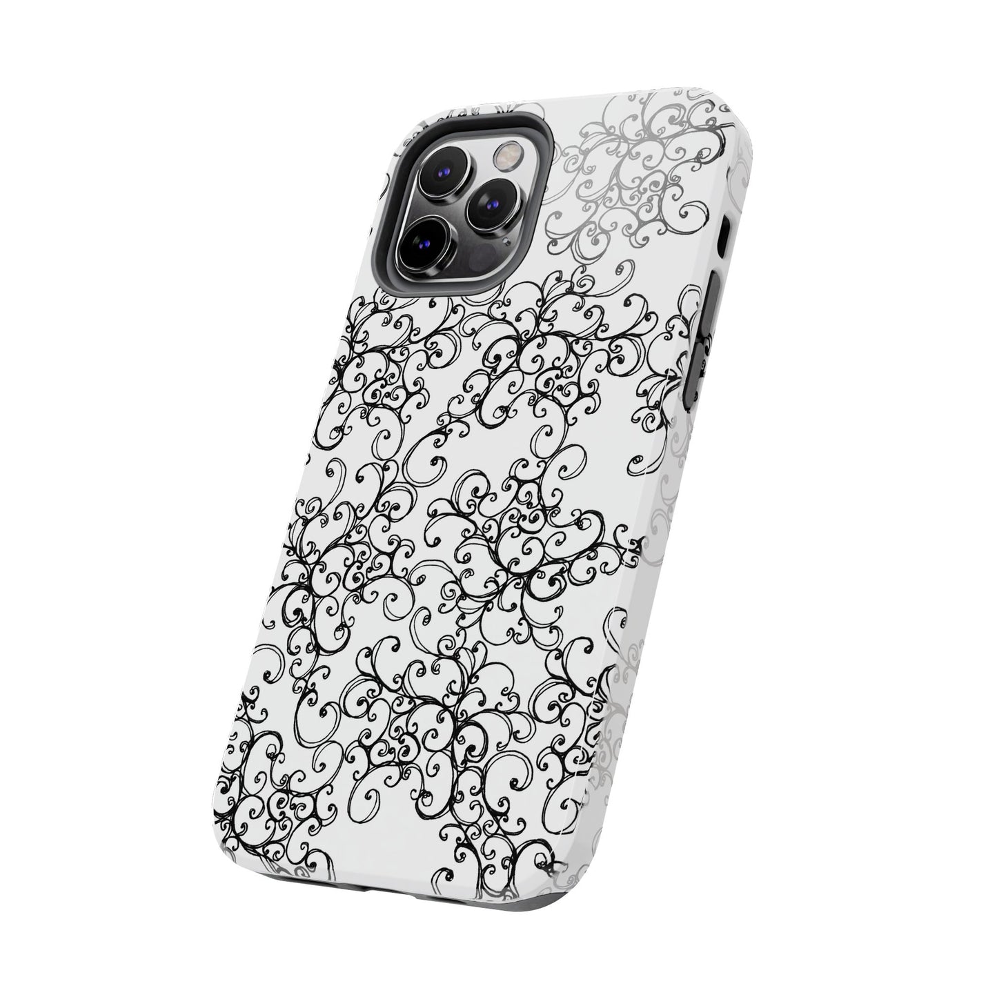 Poodle Scroll Phone Case