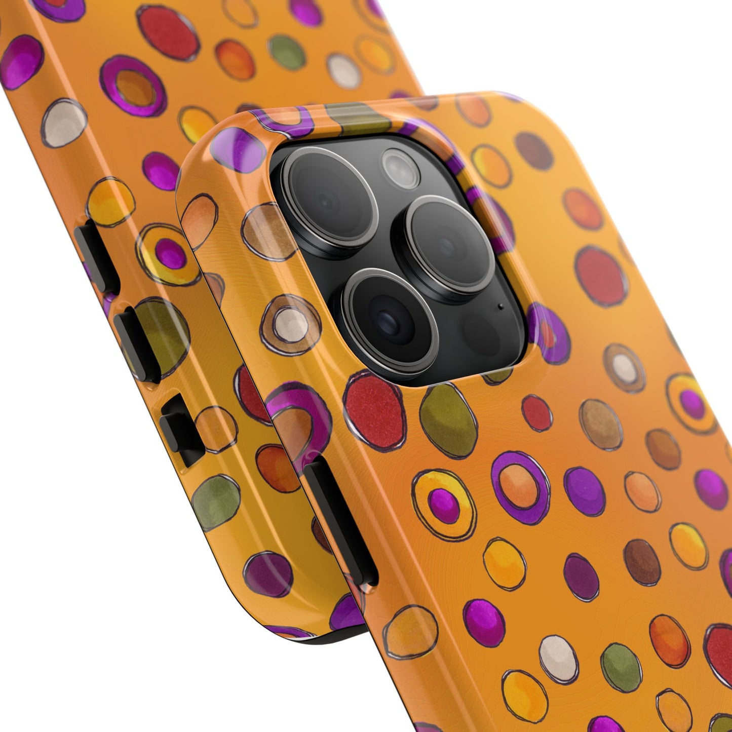 Double Dot Yellow Phone Case