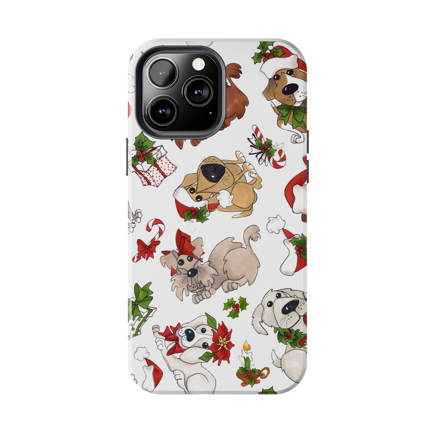 Doggie Toss White Phone Case