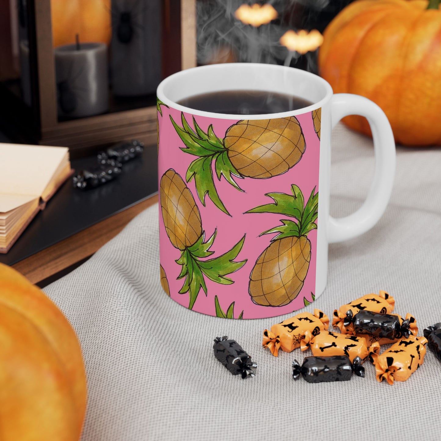 Pineapple Toss Pink Cup