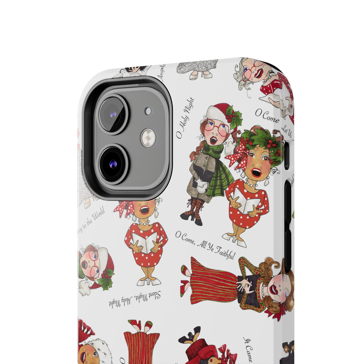 Tossed Carolers Phone Case
