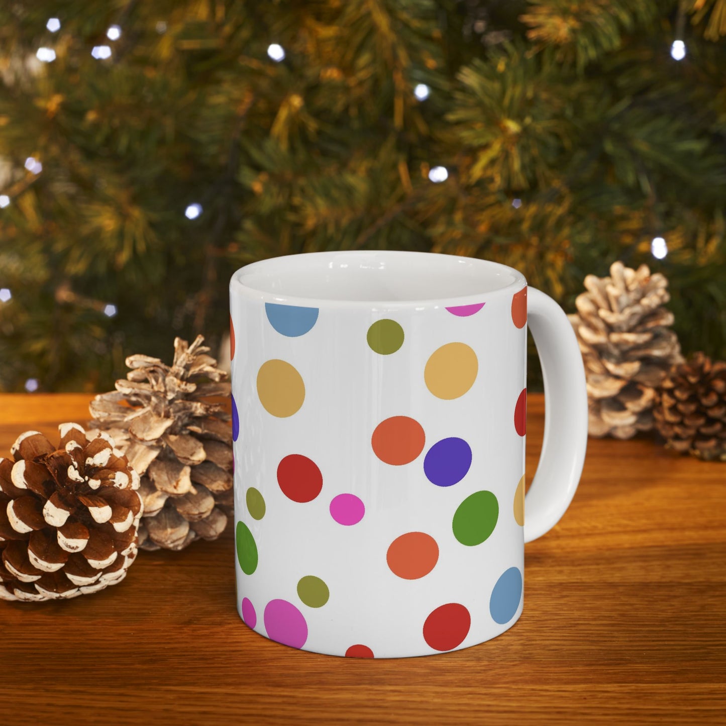 Dot Assortment White Cup