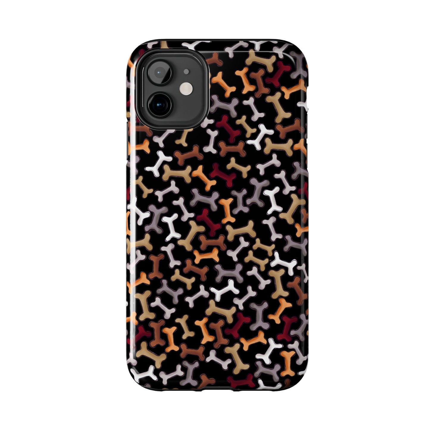 Dog Bones Black Phone Case