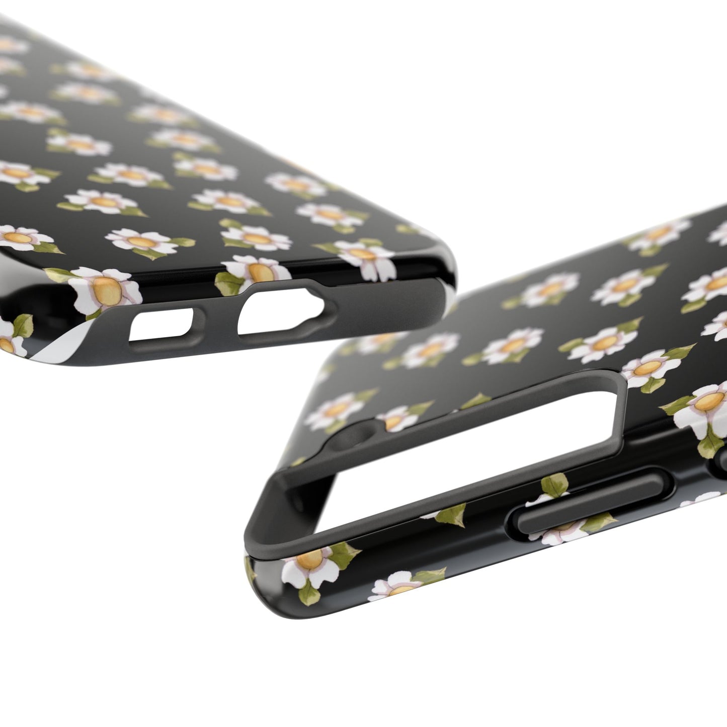 Daisies Black Phone Case