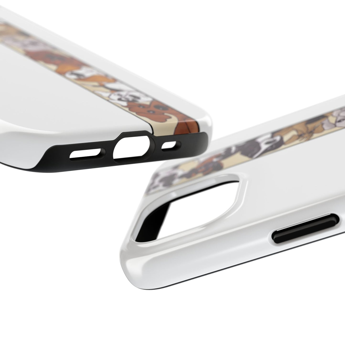 Doggie Delight Border Phone Case