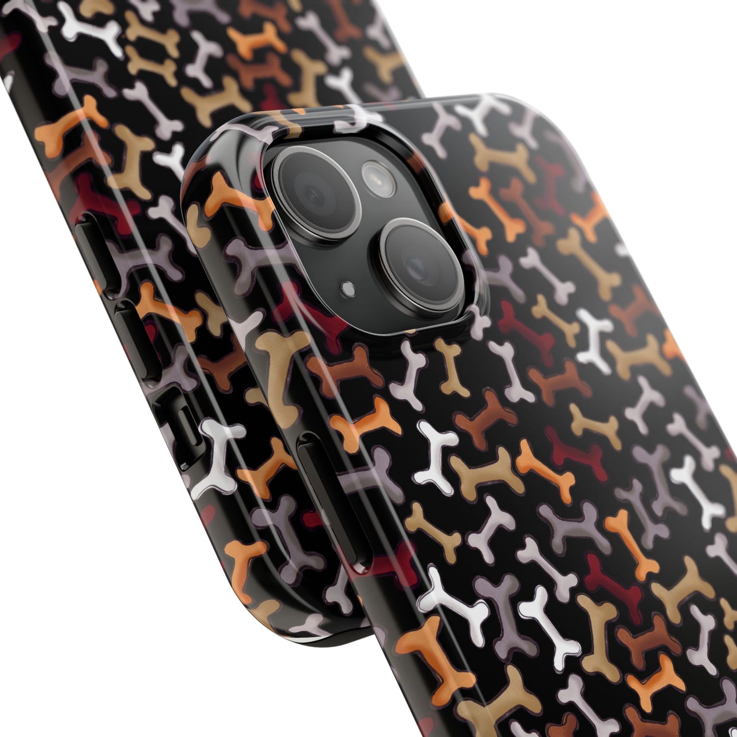 Dog Bones Black Phone Case