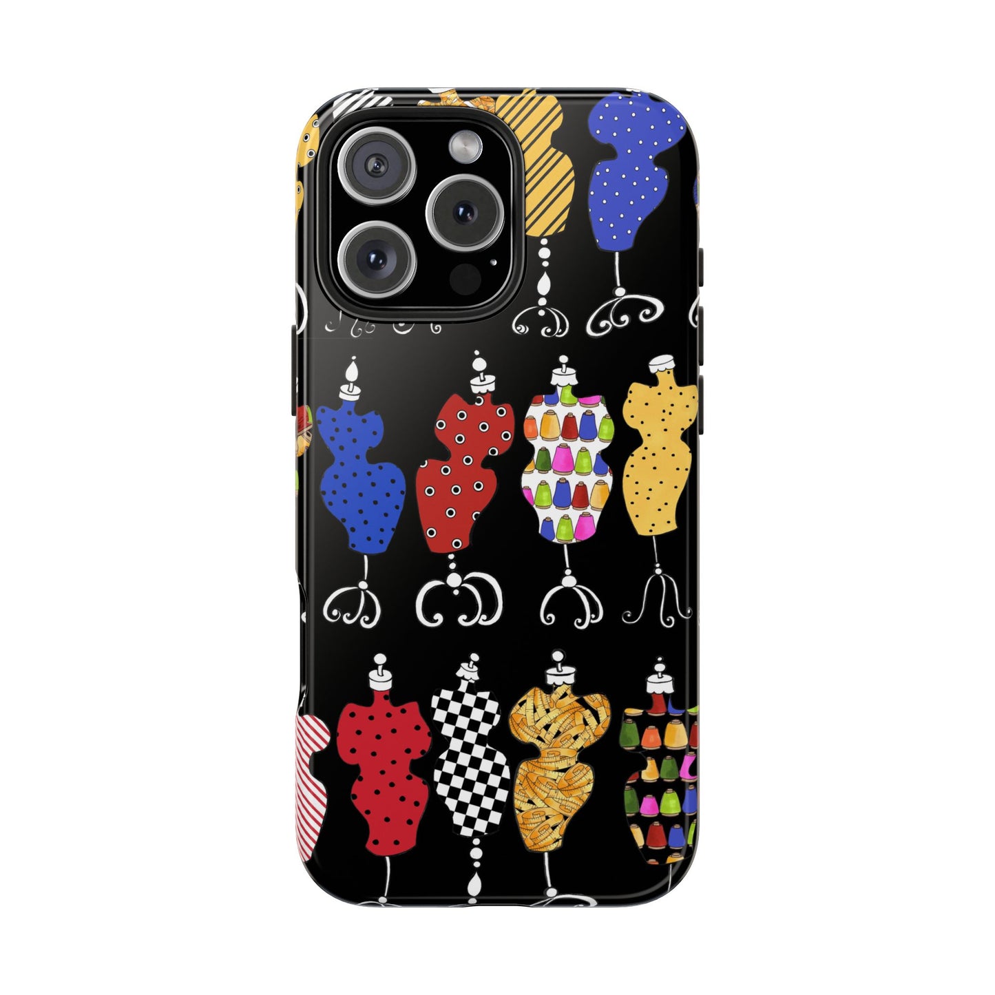 Go Figure Black / Multi Phone Case
