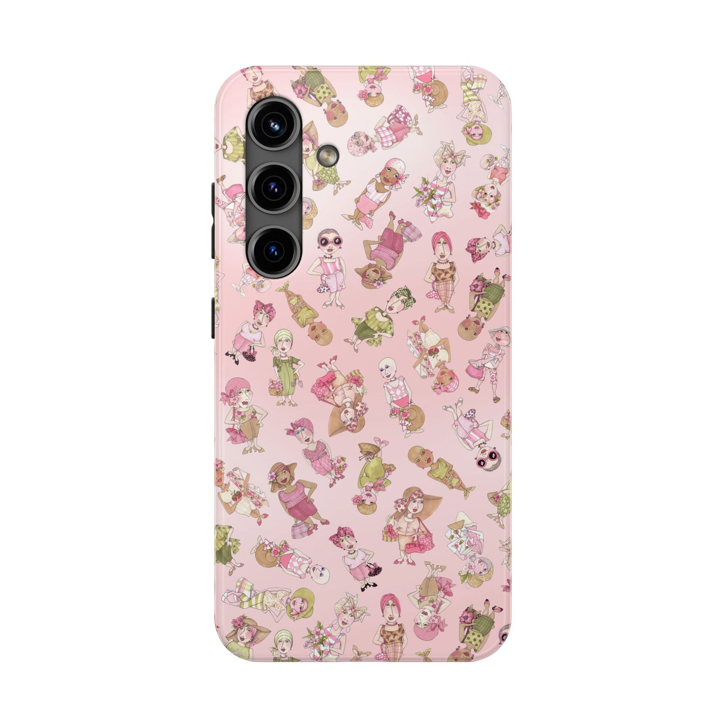 Tossed Ladies Pink Phone Case