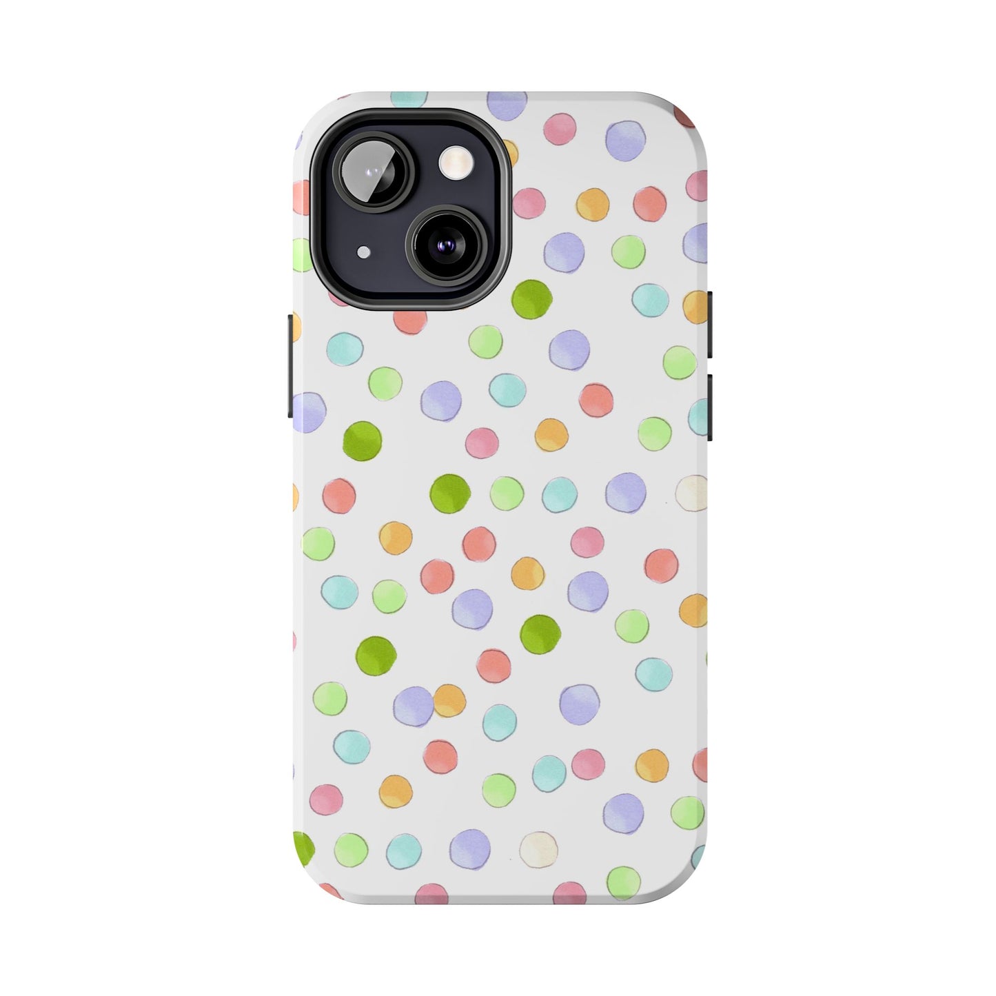 Happy Dots White Phone Case
