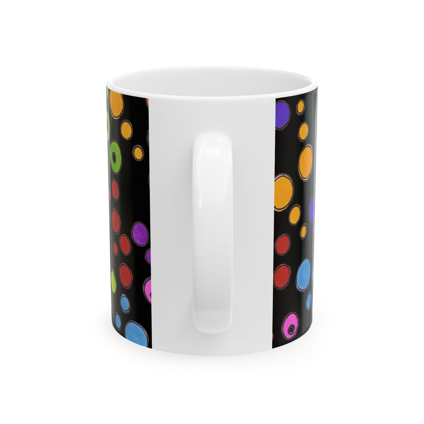 Dog Dots Black / Multi Cup