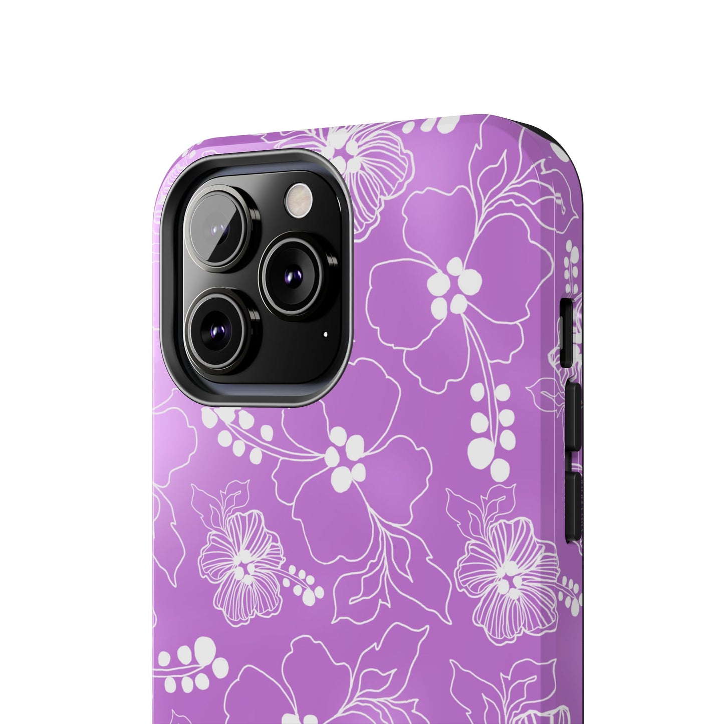 Lacey Hibiscus Orchid Phone Case