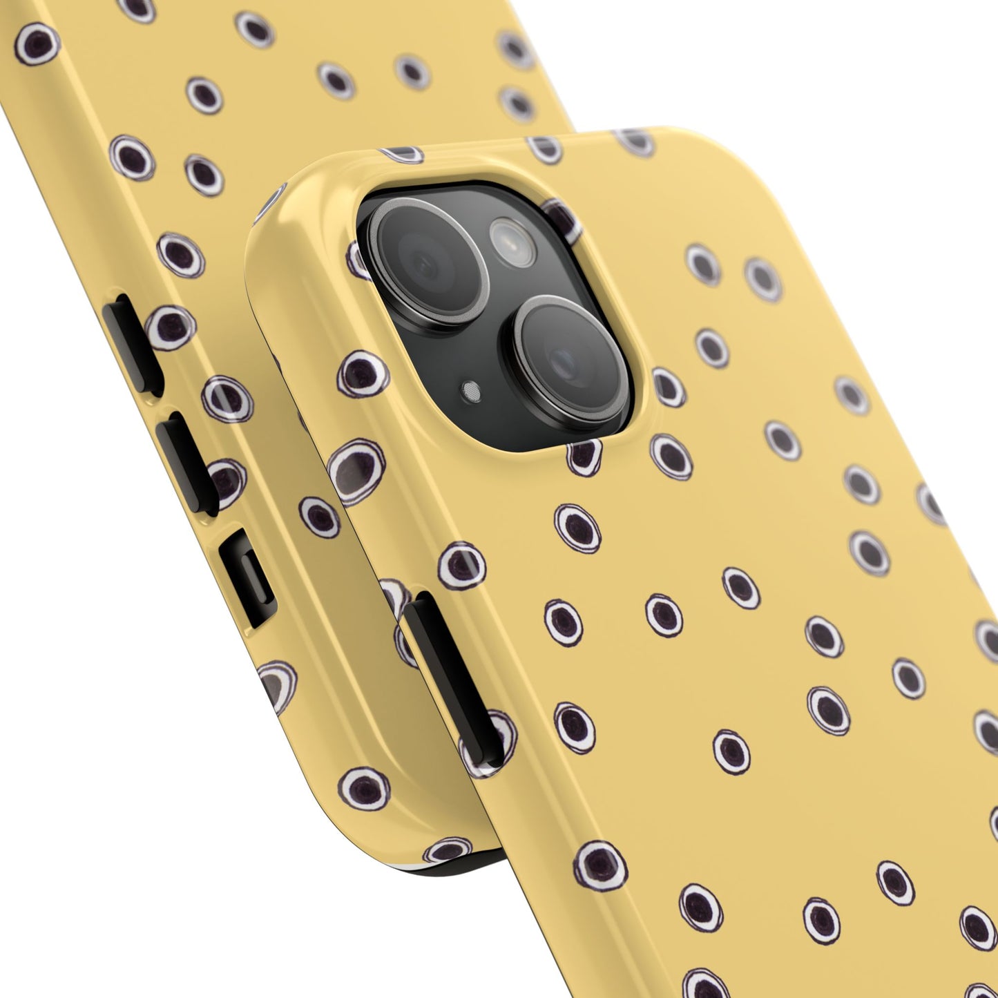 Halo Dots Yellow Phone Case