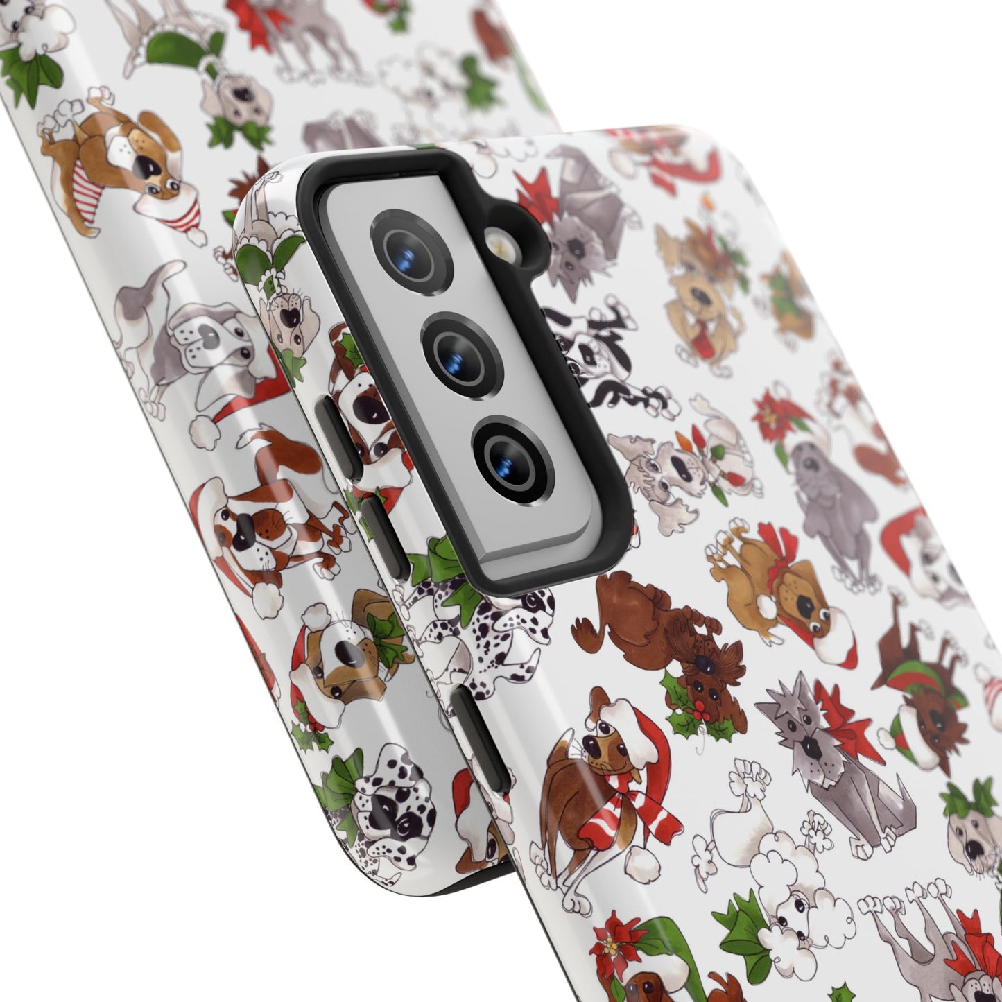 Doggie Toss White Phone Case