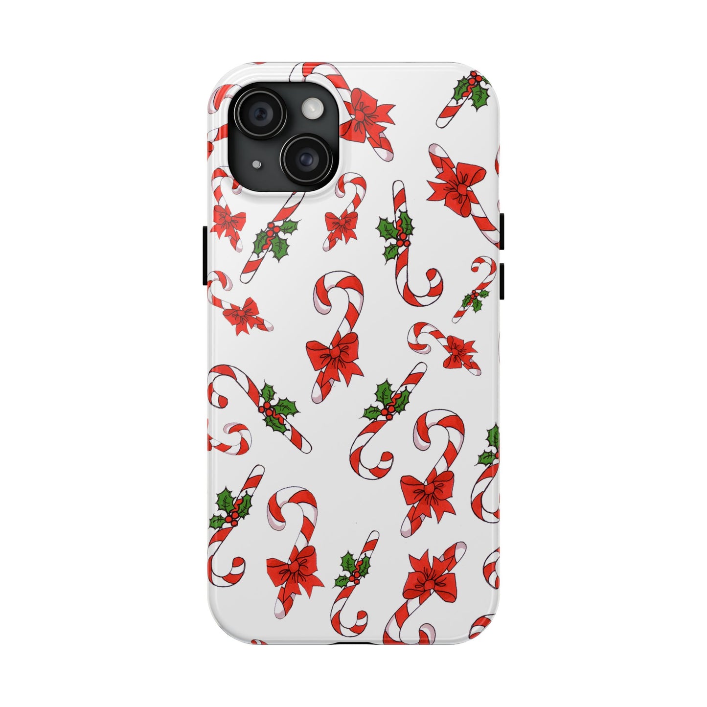 Candy Cane Crowd White Phone Case