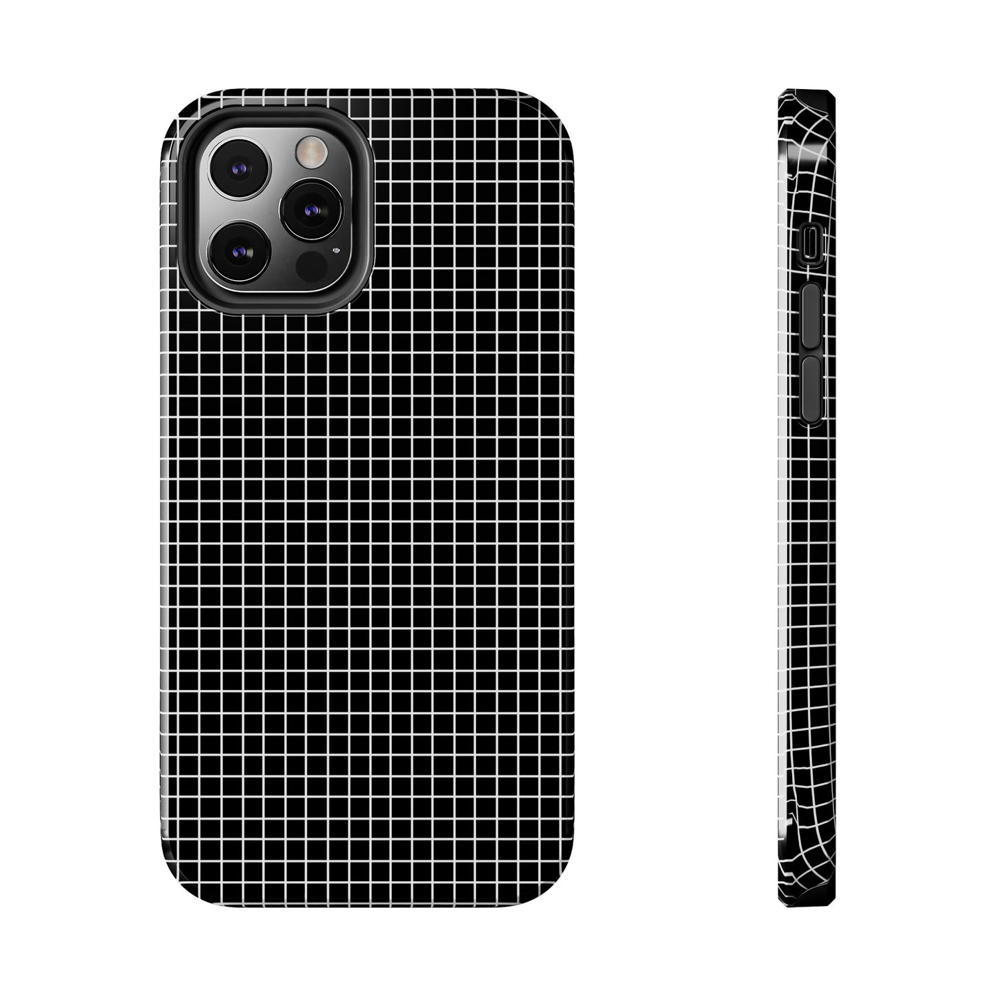 Window Pane Black / White Phone Case