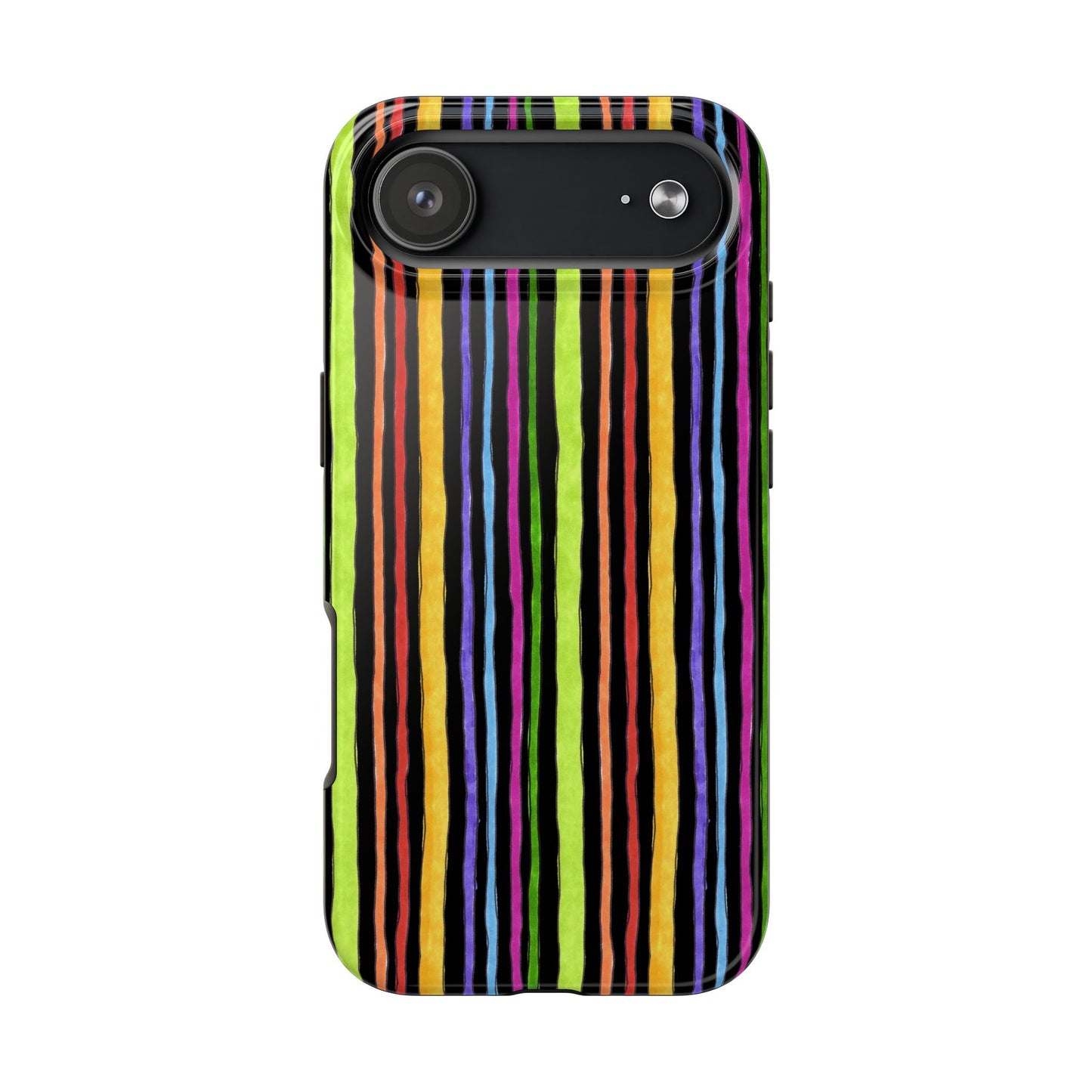 Stripe Fancy Black Phone Case