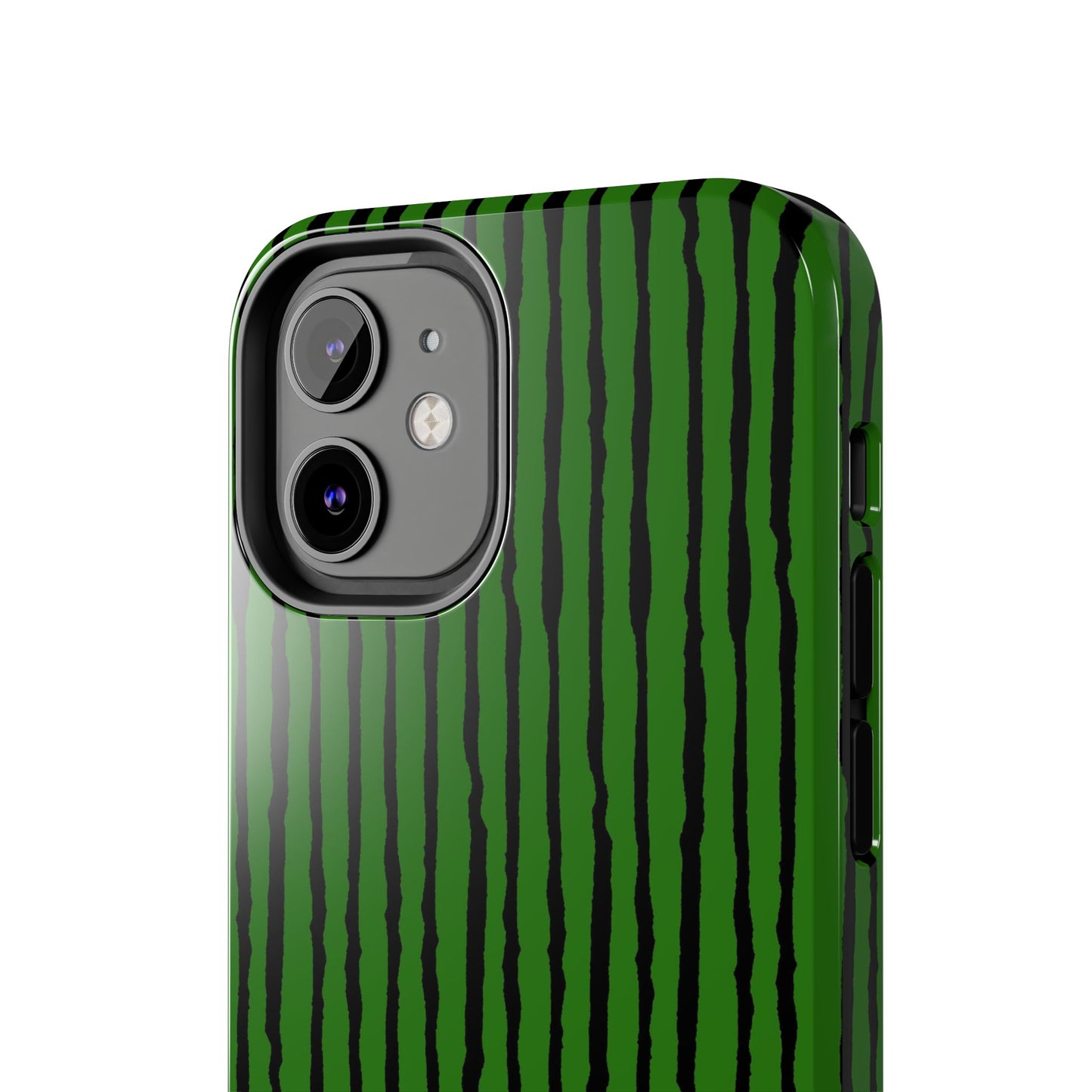 Sorta Stripe Green / Black Phone Case