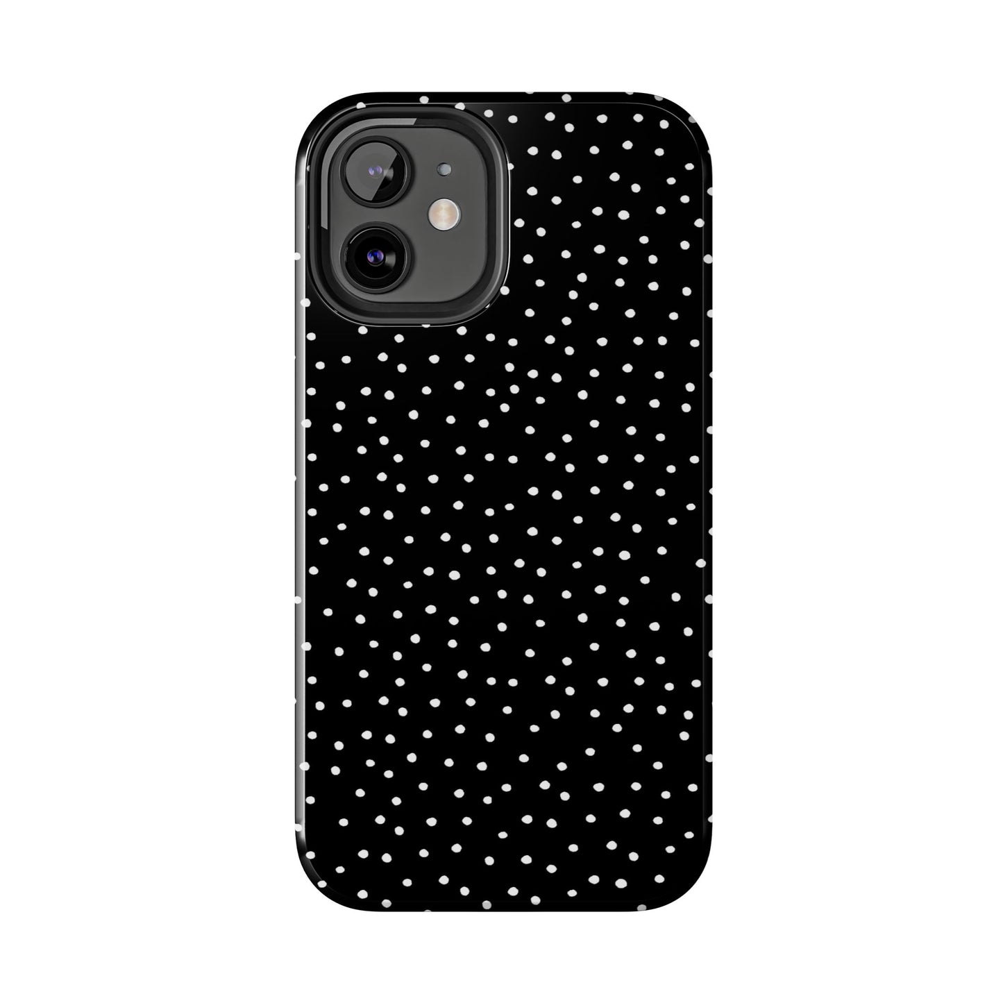 Dinky Dots Black / White Phone Case