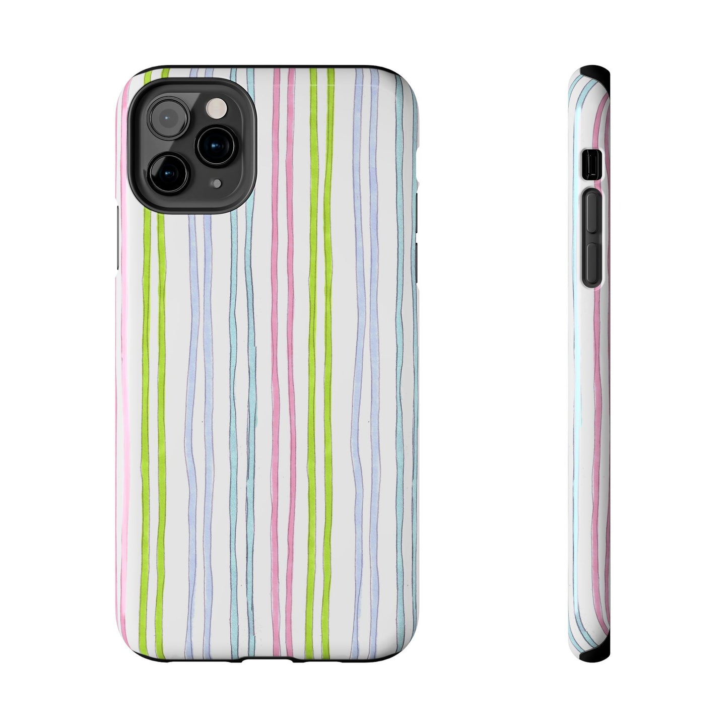 Belle Stripe White Phone Case