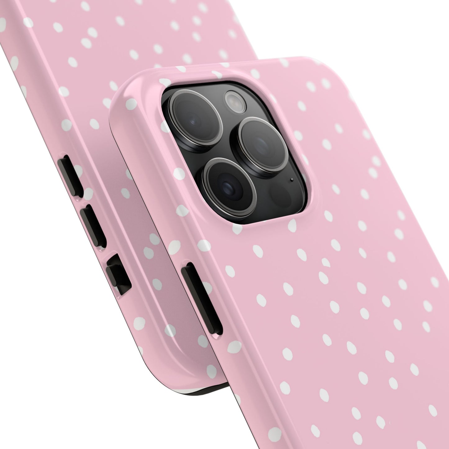 Space Dots Pink / White Phone Case