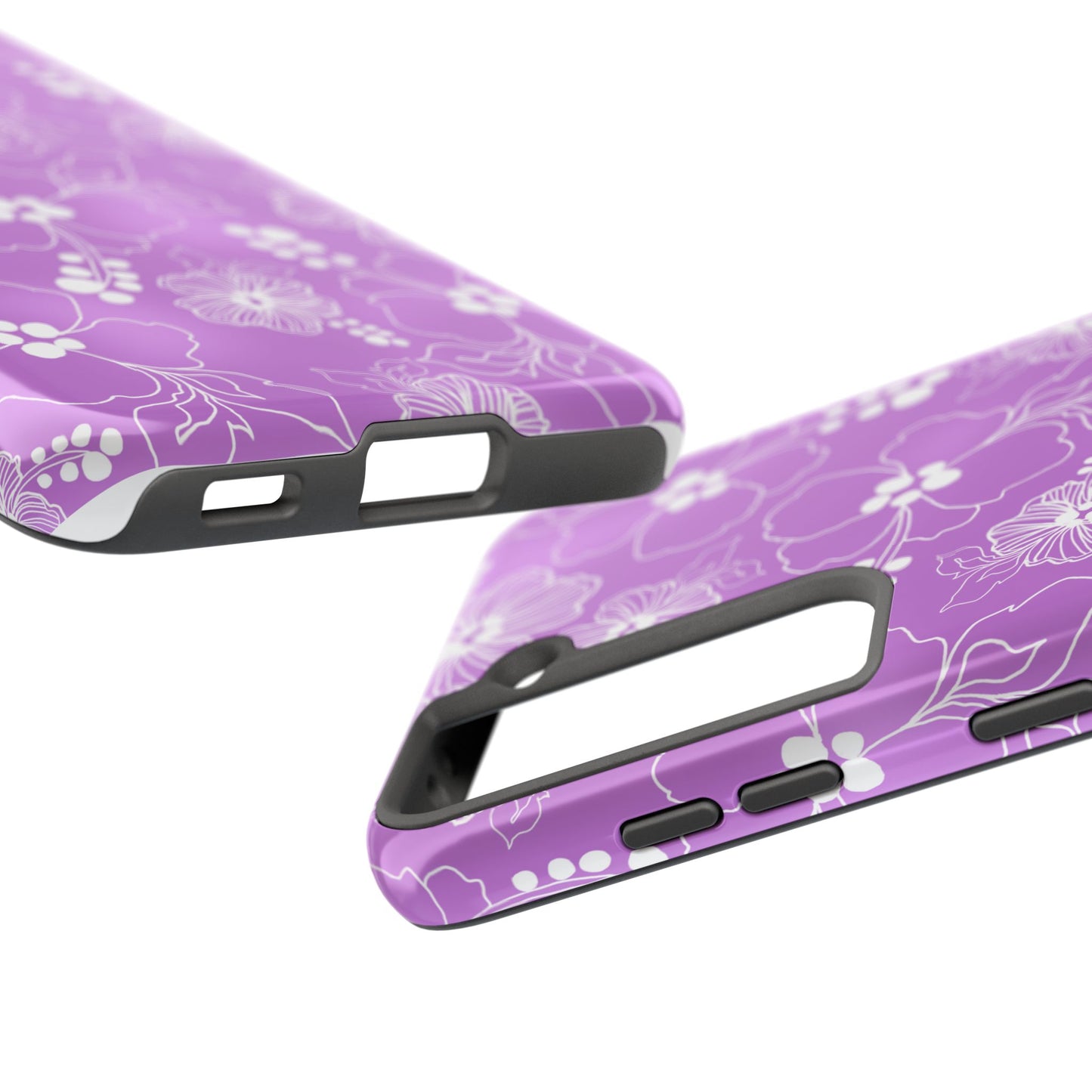 Lacey Hibiscus Orchid Phone Case
