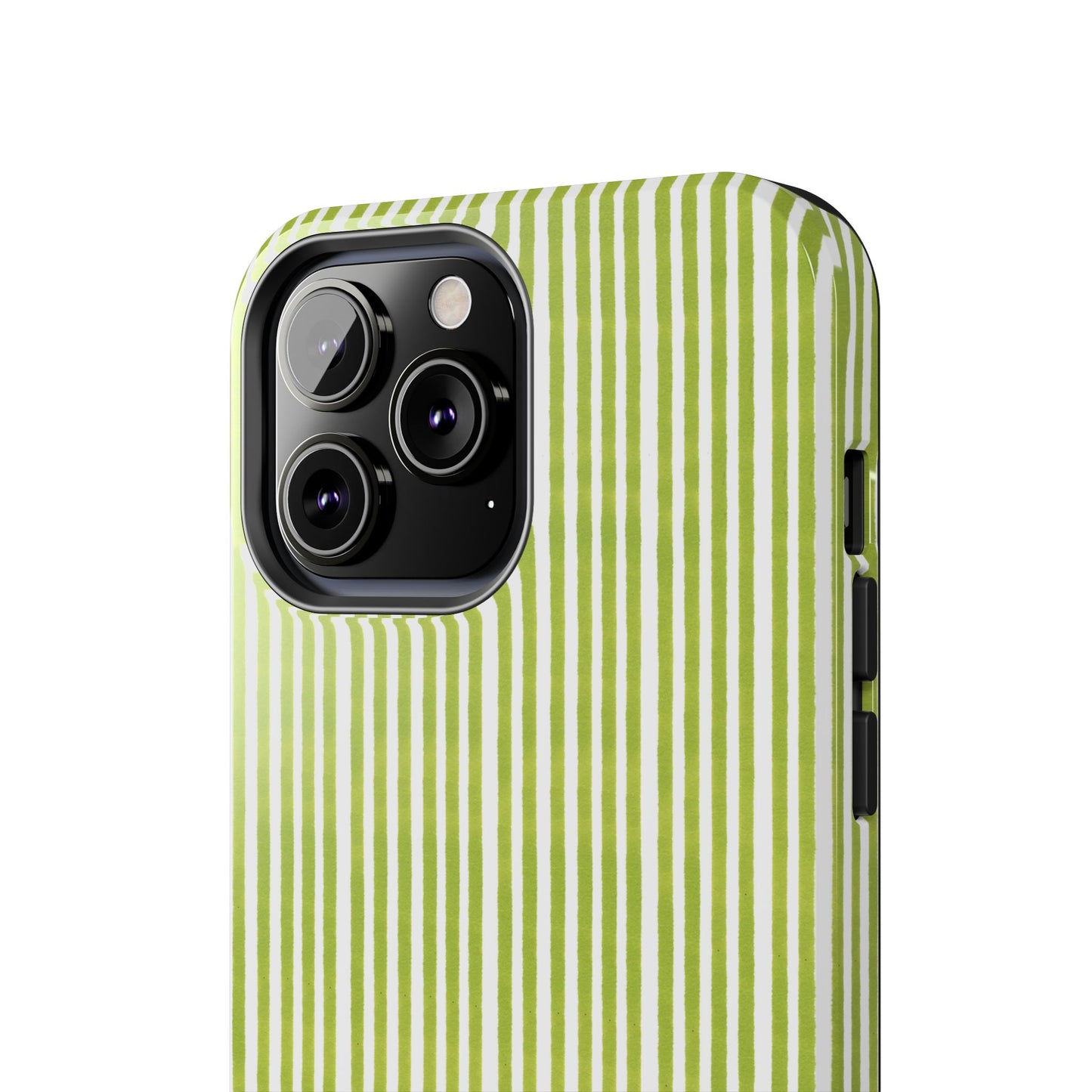 Lazy Stripe Lime Phone Case