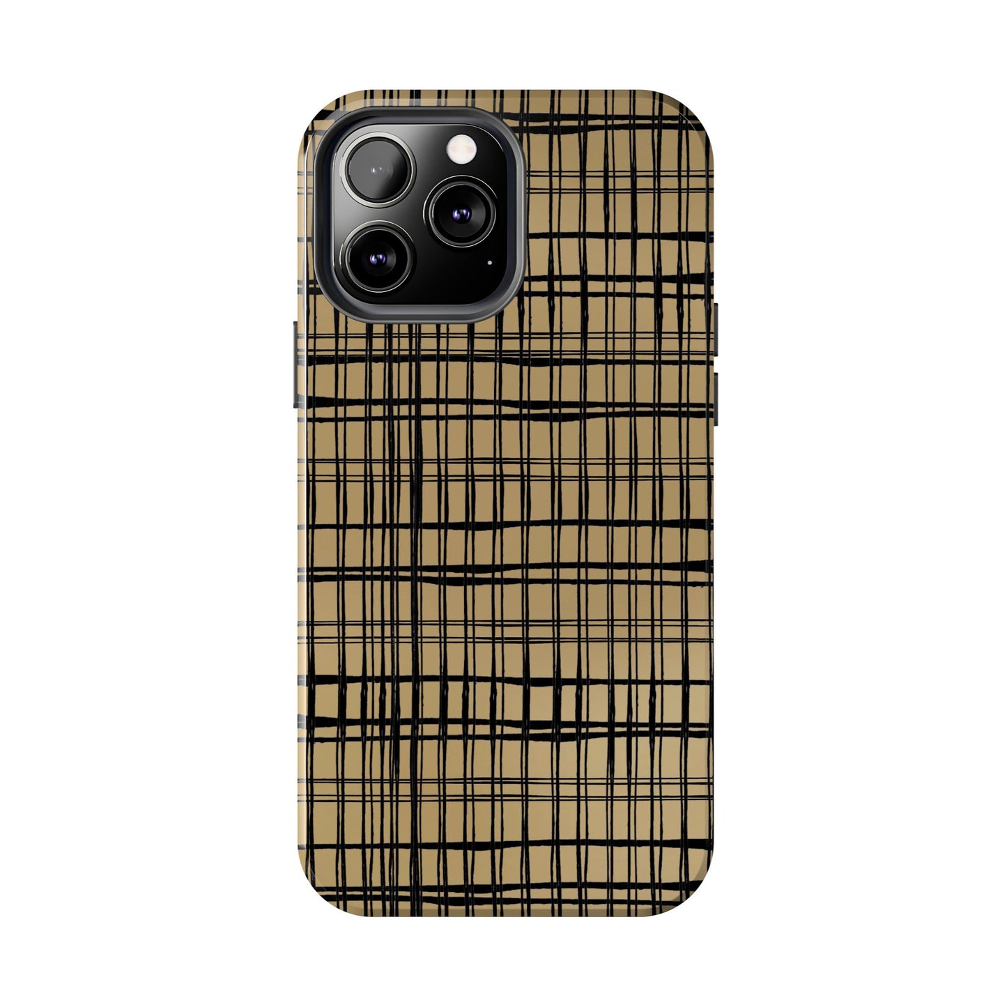 Doggie Fence Tan Phone Case